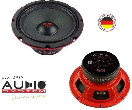 Audio System PA Evo Σετ Ηχεία Αυτοκινήτου 8" με 140W RMS (Midrange)