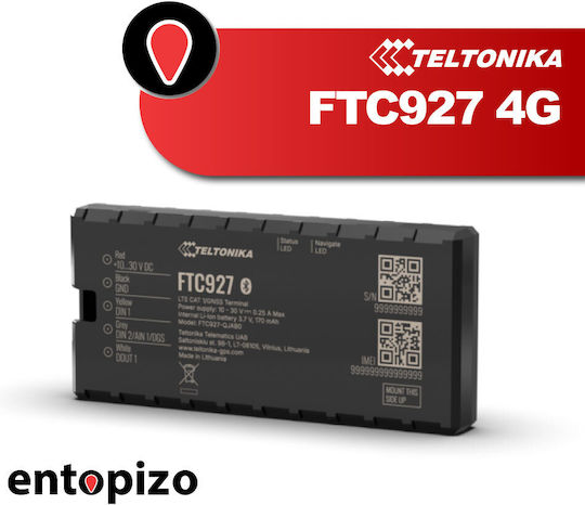 Teltonika GPS Tracker with 4G Bluetooth for Cars Motorcycles Trucks and Boats