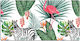 Tulup Schreibtischunterlagen 100x50 cm Flamingo...