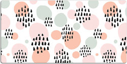Desk Protective Work Home Colourful Dots 100x50 Cm