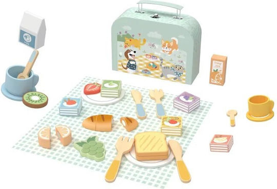Tooky Toys Παιχνίδι Μαγειρικής / Κουζινικά από Ξύλο για 3+ Ετών