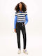 High Waist Women's Jean Trousers in Mom Fit Black