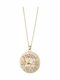 Oxette Necklace Talisman with design Star Gold Plated
