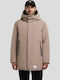 Winter Jacket Parka Waterproof Brown-greige