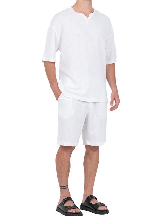 Vittorio Artist Ανδρική Βερμούδα White