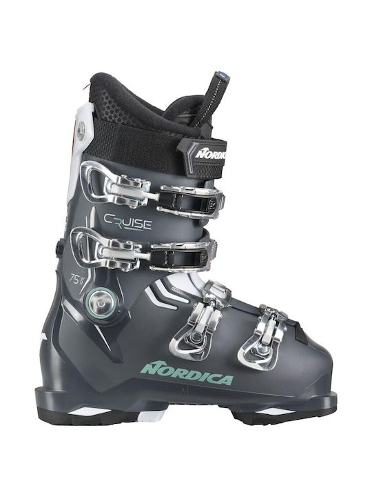 Nordica Cruise 75w R Gw Γυναικείες Μπότες Σκι Anthracite/white/green
