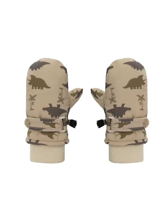 Brims and Trims Mittens Παιδικά Γάντια Σκι & Snowboard Μπεζ