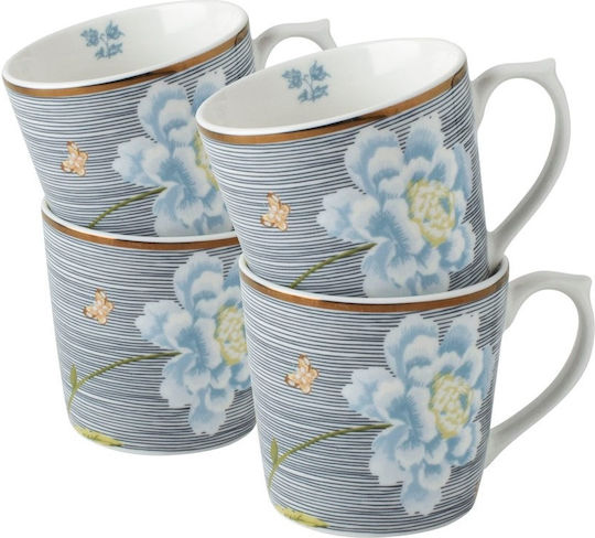Σετ Κούπες Πορσελάνη 32cl Σετ 4 Τεμαχίων Laura Ashley Heritage La182794 00053355