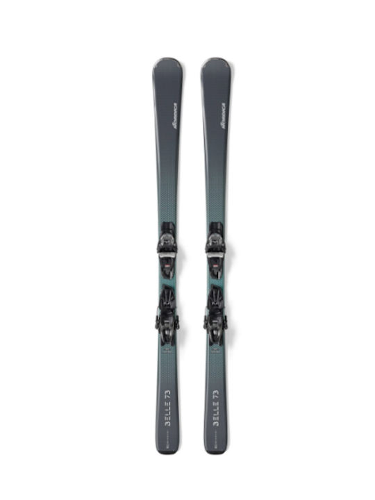 Nordica Belle 73 Women's Ski Boots in Gray Color with Bindings
