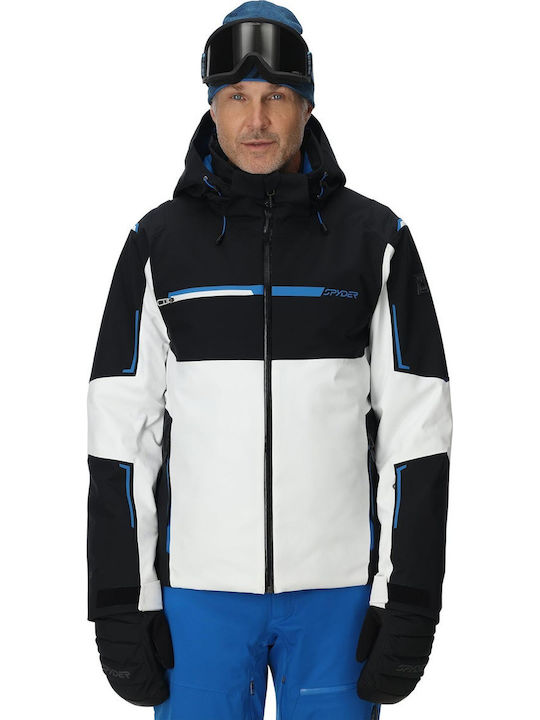 Spyder 38SA075404_WHT Ανδρικό Μπουφάν για Σκι & Snowboard Λευκό Spyder 38SA075404_WHT Ανδρικό Μπουφάν για Σκι & Snowboard Λευκό