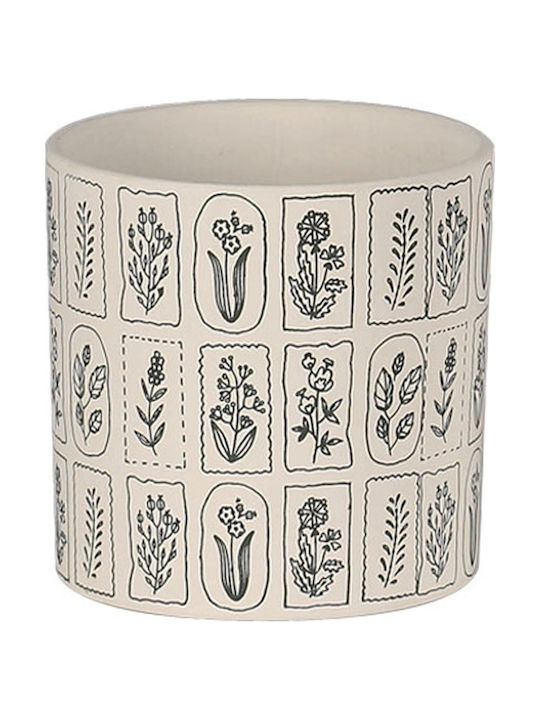 Marhome Planter Concrete Beige 16.5x16.5x15cm.