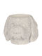 Marhome Übertopf Beton Weiß 20.5x19x16εκ.