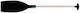 Reinforced Paddle Handle M135cm Ø35mm Black