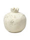 Tischplatte Glücksbringer Granatapfel Gold Keramik 9x10cm 1Stück