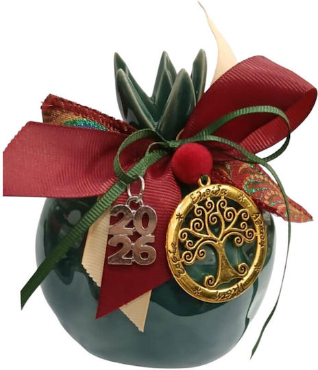 Kalliopi Silver Ceramic Pomegranate