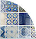 Sticlă Călită Față Șemineu Modele Plăci Ceramice 1/4 100x100 Cm