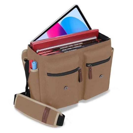 Enhance Designer Edition Dnd Bag Stylish Rpg Player's Messenger Bag Tan