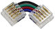 Adeleq Μούφα Γωνιακή Ταινία Led Smd Rgb Συν White 10mm 30-10000