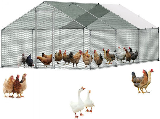 Vevor Metallic Poultry Coop L0.19 x W0.09 x H0.06m