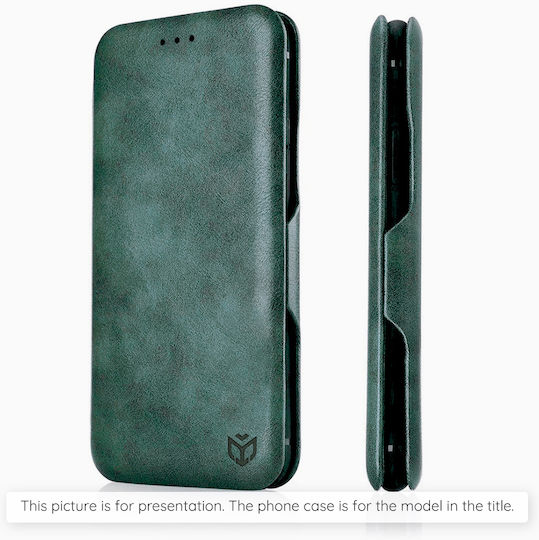 Techsuit Plus Brieftasche Silikon Grün (Moto G86)