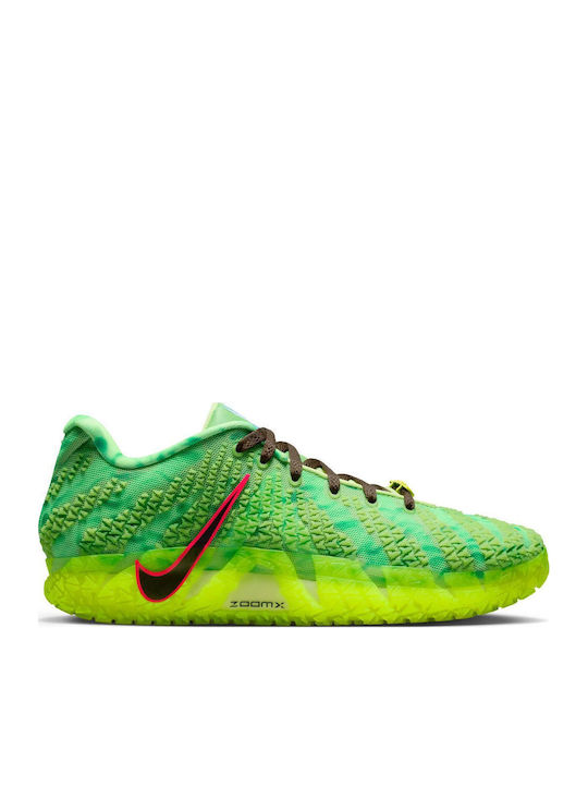 Nike Ja 3 "Spooky Season" Μπασκετικά Παπούτσια Light Lemon Twist / Hemp / Bright Crimson / Black