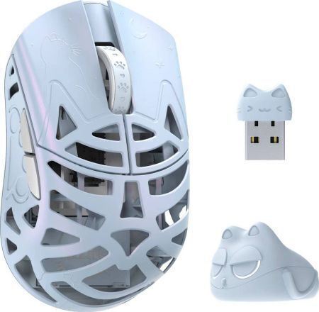 WLmouse Beast Miao Ασύρματο & Ενσύρματο Ποντίκι Μπλε