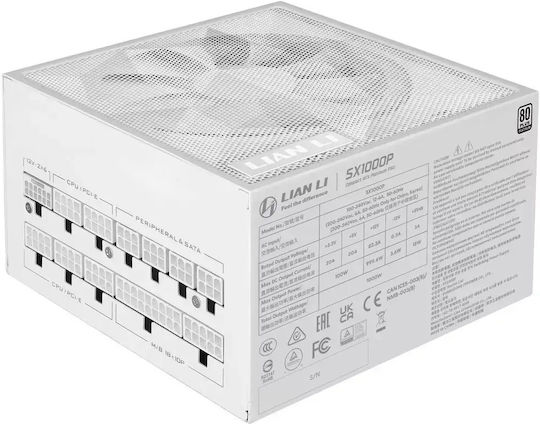Lian Li 1000W White Computer Power Supply Full Modular 80 Plus Platinum (G9P.SX1000P.W000.EU)