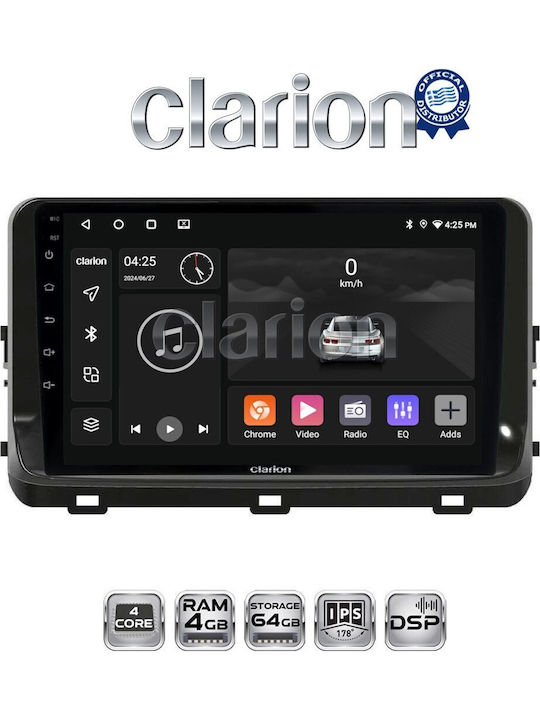 Clarion Auto-Audiosystem für Kia XCeed 2018 (Bluetooth/USB/WiFi/GPS/Apple-Carplay/Android-Auto)