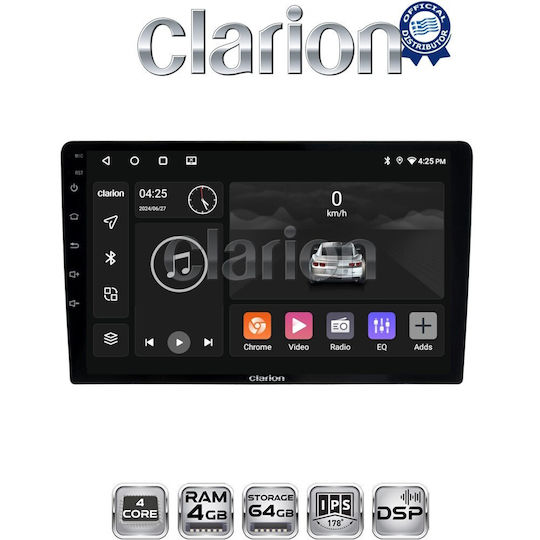 Clarion Car Audio System for Toyota Auris 2013 > 2015 (Bluetooth/USB/WiFi/GPS/Apple-Carplay/Android-Auto)