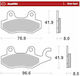Moto-master Metallic Motorcycle Brake Pads 402905 1 Set 1 Caliper