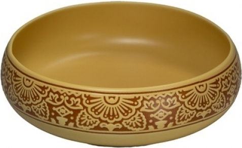 Съд За Сервиране Stoneware Сгъваем Високоустойчив Ф17см 750мл Серия Barcelona Охра Q Authentic 4 Бройки