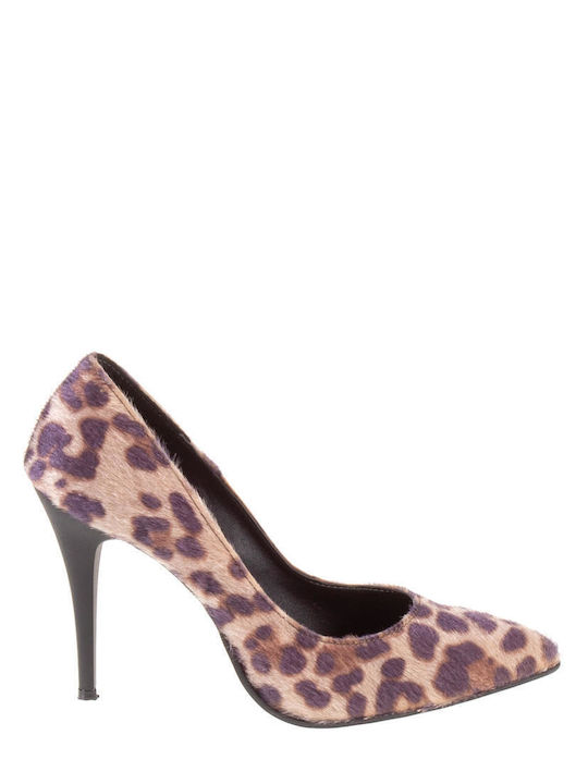 Γόβες Animal Print Μπεζ