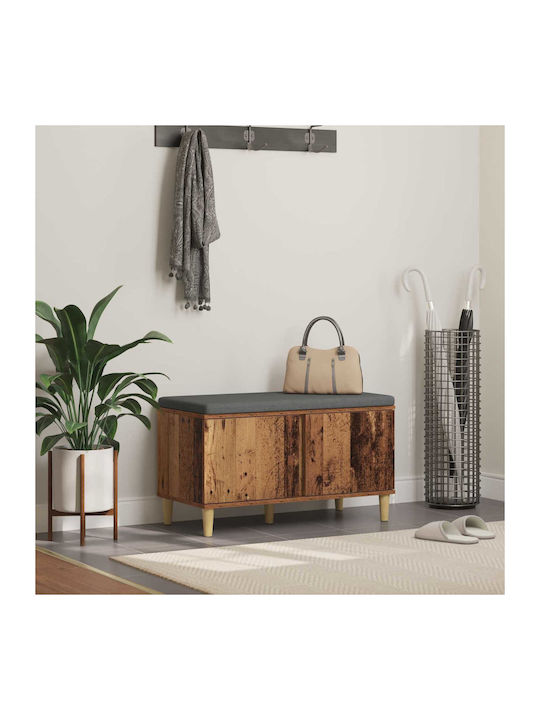 Eingangsmöbel mit Bank Old Wood 60x38x46cm