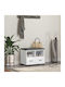 Mobilier de Intrare cu Bancă Alb 60x38x46cm