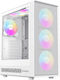 GameMax Storm 2 AW Gaming Midi Tower Computer Case with Side Window and ARGB Lighting White