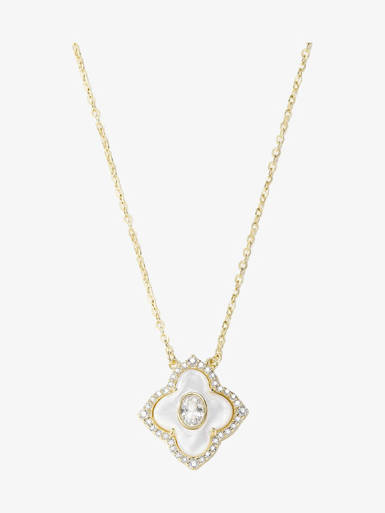 Necklace Made of Gold Plated Silver