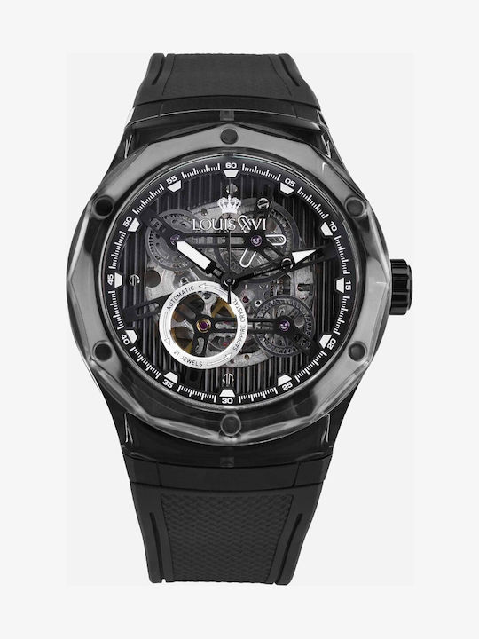 Louis XVI Uhr Automatik mit Kautschukarmband