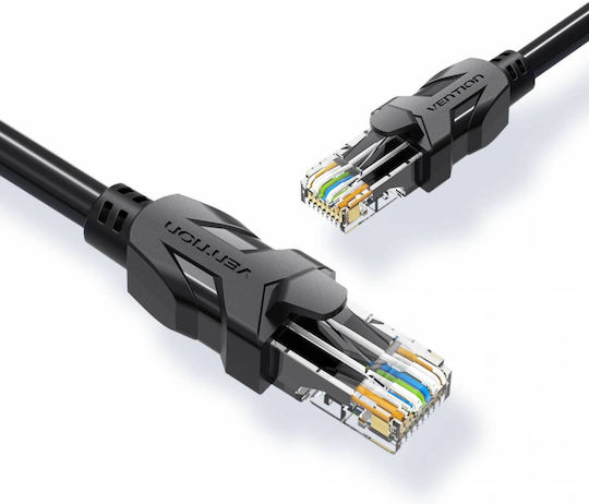 Vention U/UTP Cat.6 Cablu de rețea Ethernet 2m Negru 1buc