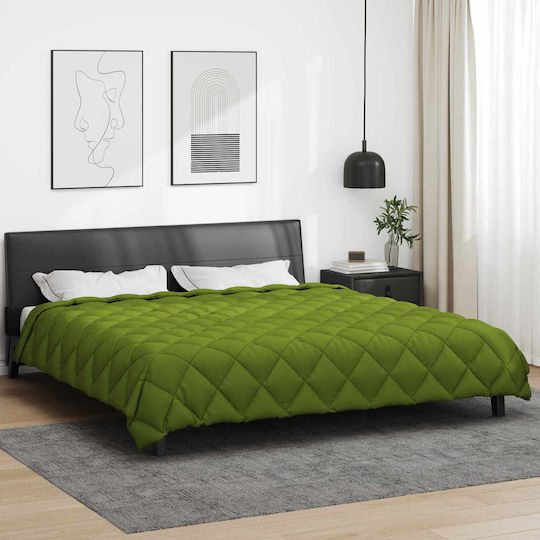 vidaXL Bettbezug Doppelbett 200x200 Green