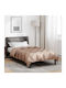 vidaXL Duvet Cover Double 200x155 Gold