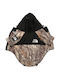 Denik Pets Brown Waterproof / Windproof Dog Coat with Hood Large with 35cm Back Length