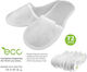 Eco Disposable Slippers 5 Pieces with Non-slip Sole and 4mm Sole Thickness