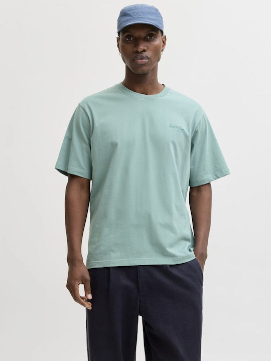 Jack & Jones T-shirt Πράσινο Ανοιχτό, Mineral Blue