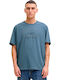 Herrenblusen Neck T-Shirt Mirage Blau
