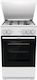 Gorenje Κουζίνα Υγραερίου 70lt με Εστίες Υγραερίου Π50εκ. Λευκή