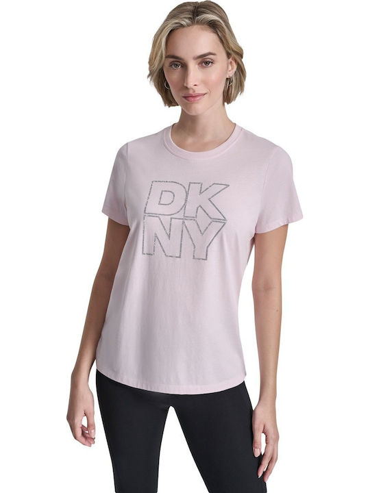 Women's Blouse Short Sleeve Pink