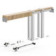 Vevor Sliding Door Mechanism 84.06cm Brown