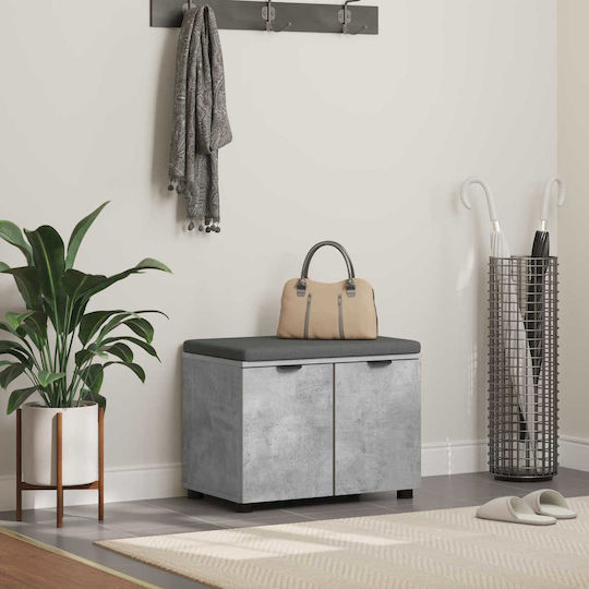 Eingangsmöbel mit Bank Gray 60x38x46cm