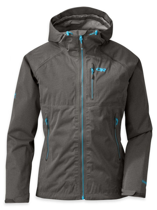 Outdoor Research Women's Gore-Tex Ski & Snowboard Jacket Gray 243821