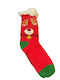 BFL Damen Weihnachtssocken Rot 1Pack